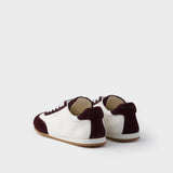 Nappa leather and suede sneakers