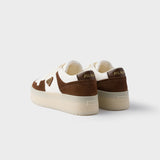 Downtown Bold nappa leather and suede sneakers