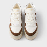 Downtown Bold nappa leather and suede sneakers