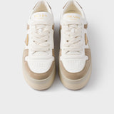 Downtown Bold nappa leather and suede sneakers