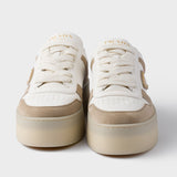 Downtown Bold nappa leather and suede sneakers