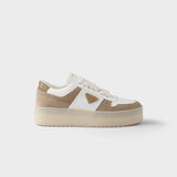 Downtown Bold nappa leather and suede sneakers