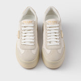 Downtown Bold nylon and suede sneakers