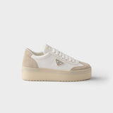 Downtown Bold nappa leather and suede sneakers