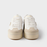 Downtown Bold nappa leather and suede sneakers