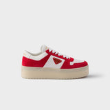 Downtown Bold nappa leather and suede sneakers