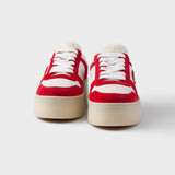 Downtown Bold nappa leather and suede sneakers