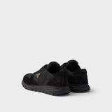 Prax 2.0 Re-Nylon and suede sneakers