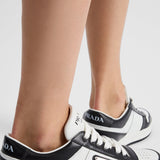 Downtown perforated leather sneakers