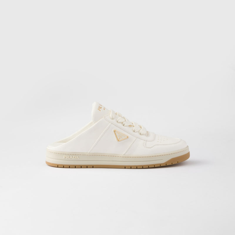 Nappa leather sneaker mules