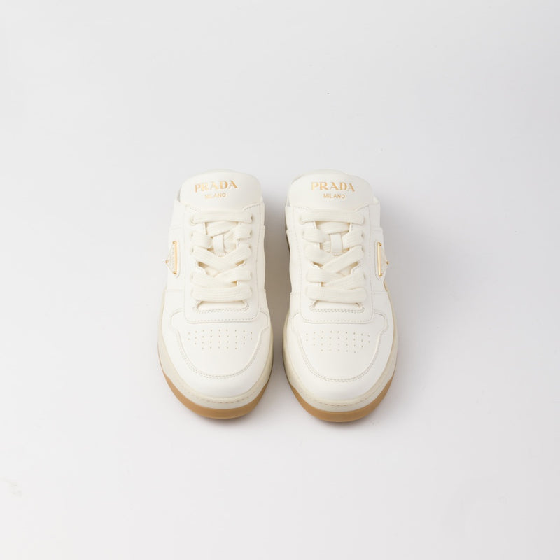 Nappa leather sneaker mules