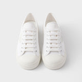Cotton gabardine sneakers