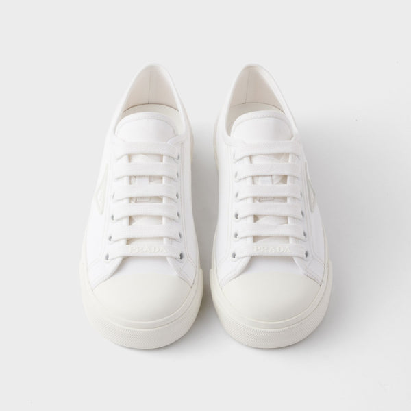 Cotton gabardine sneakers