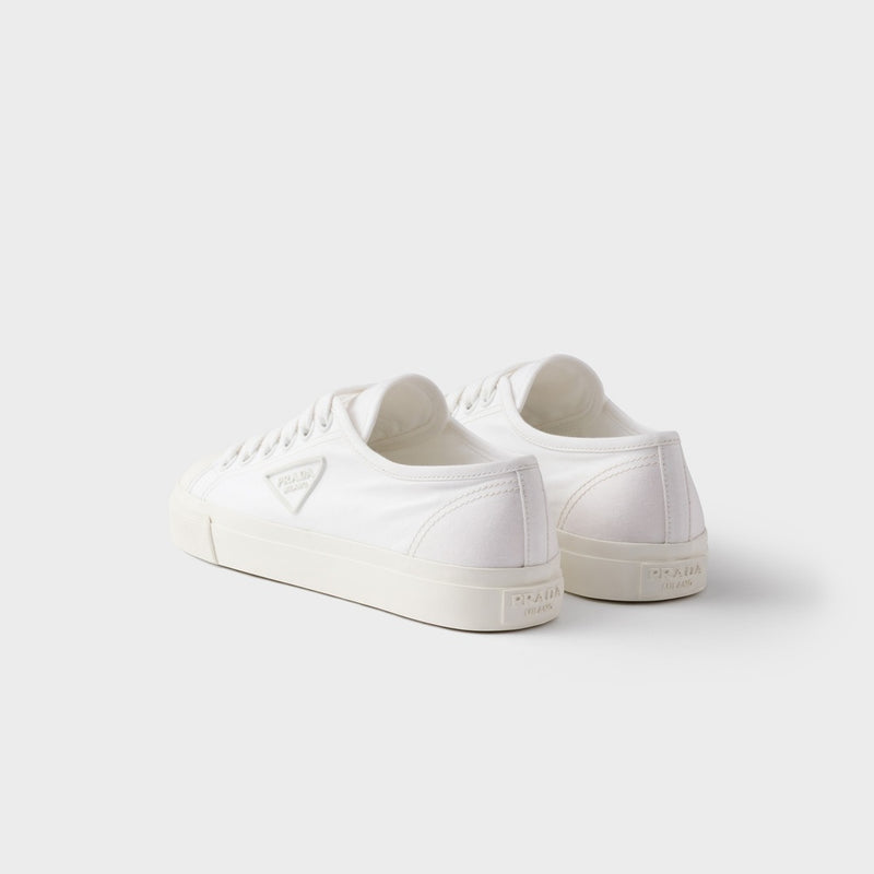 Cotton gabardine sneakers