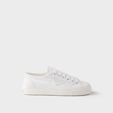 Cotton gabardine sneakers
