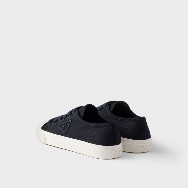 Cotton gabardine sneakers