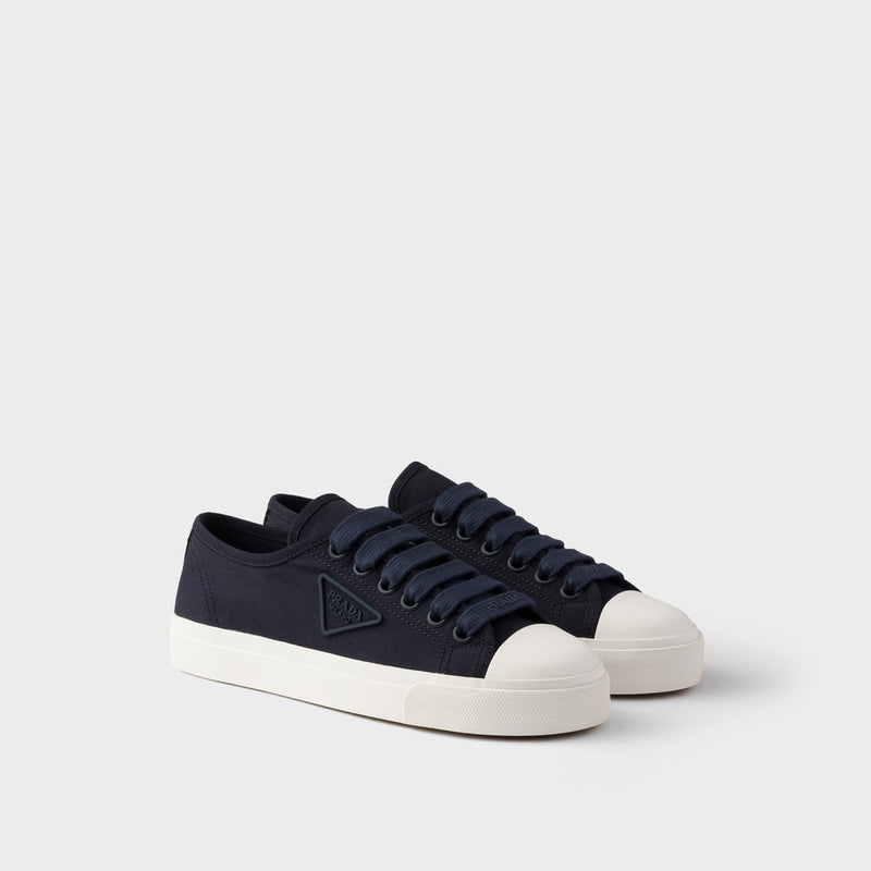 Cotton gabardine sneakers