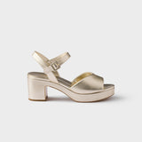 Padded nappa leather sandals