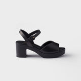 Padded nappa leather sandals