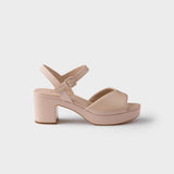 Padded nappa leather sandals