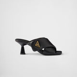 Padded nappa leather sandals