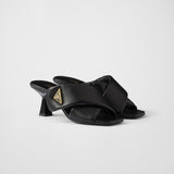 Padded nappa leather sandals