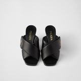 Padded nappa leather sandals
