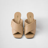 Padded nappa leather sandals
