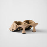 Padded nappa leather sandals