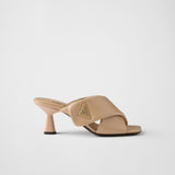 Padded nappa leather sandals