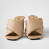 Padded nappa leather sandals