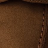 Suede and shearling mules