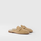 Suede slippers