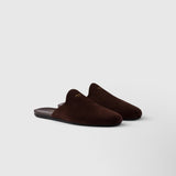Suede mules