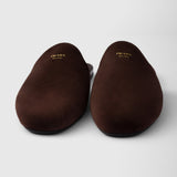 Suede mules