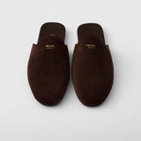 Suede mules