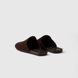 Suede mules