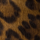 Leopard-print leather mules