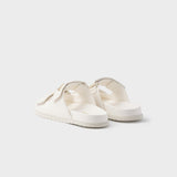 Nappa leather slides