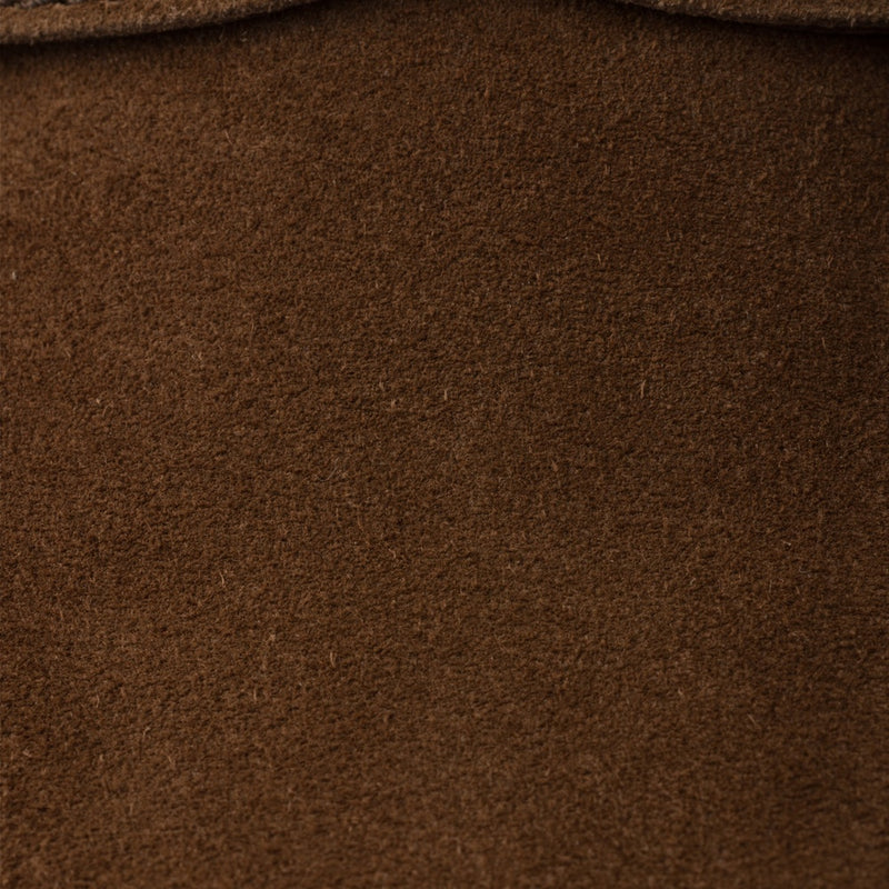 Suede flatform mules