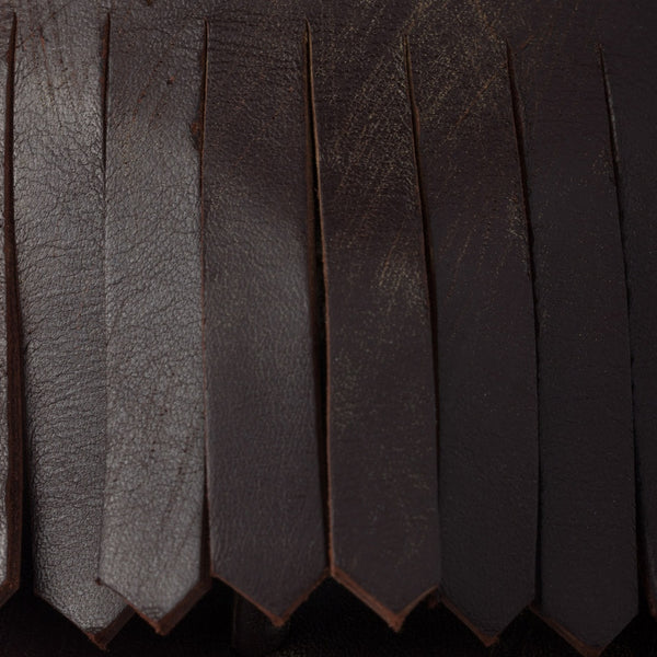 Shuffle leather thong sandals