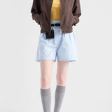 Shuffle leather thong sandals