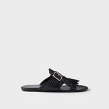 Shuffle leather thong sandals
