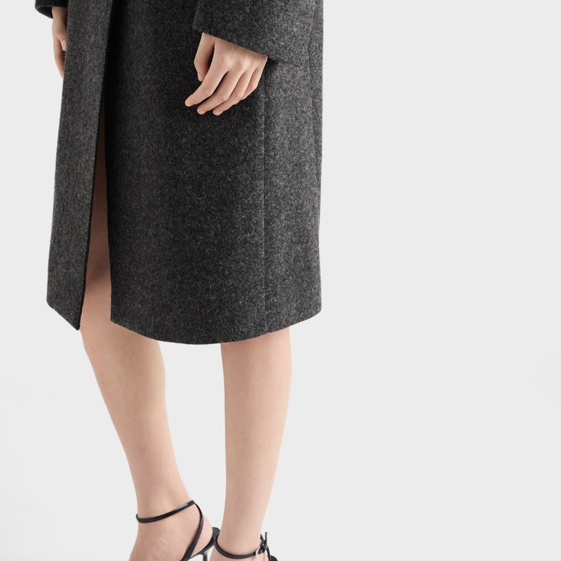 Brushed leather sandals