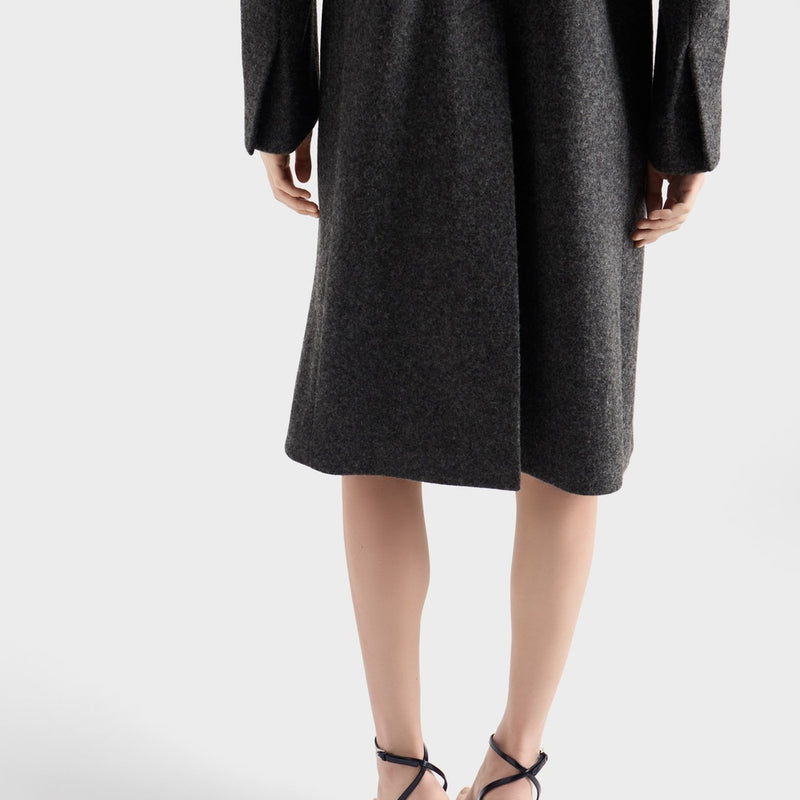 Brushed leather sandals