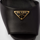 Nappa leather platform sandals