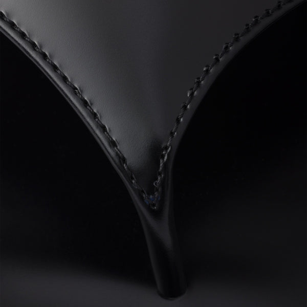 Brushed leather thong sandals