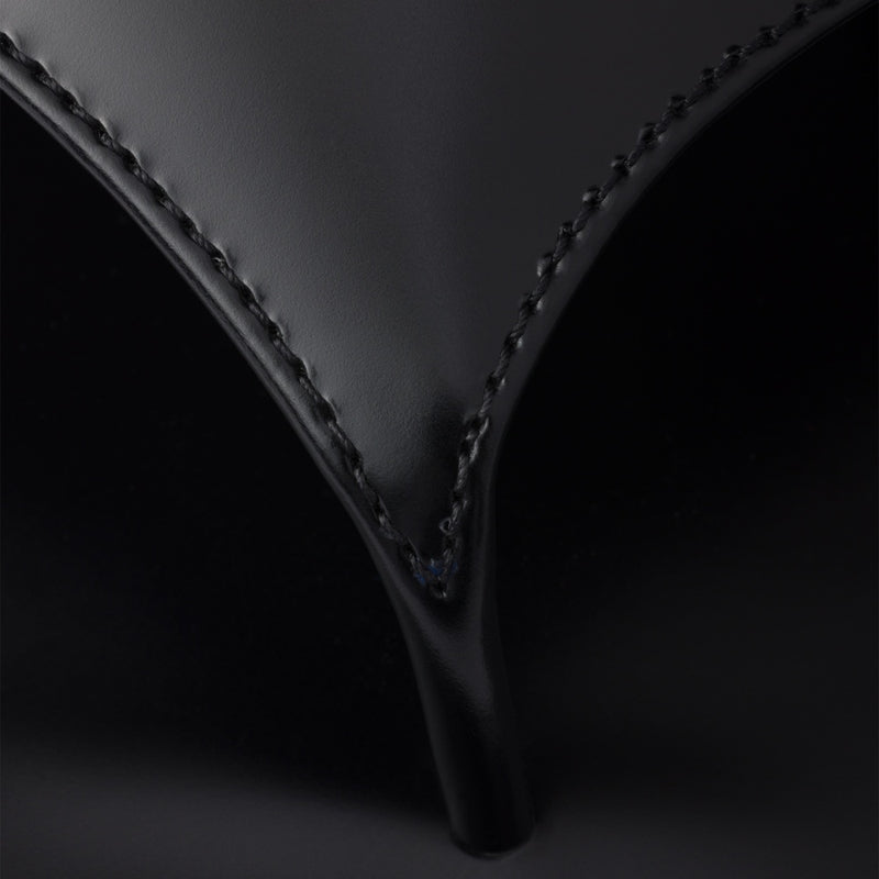 Brushed leather thong sandals