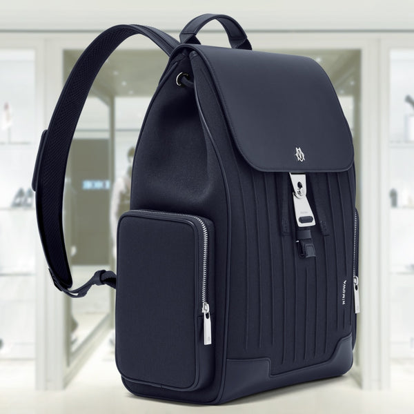NEVER STILL - CANVAS Flap Backpack Large