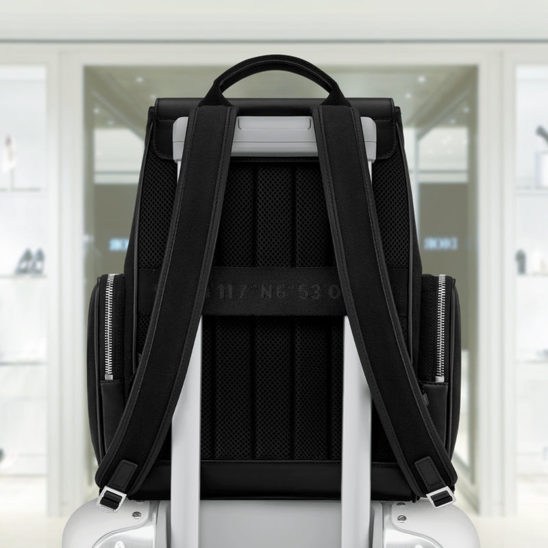 NEVER STILL - CANVAS Flap Backpack Small